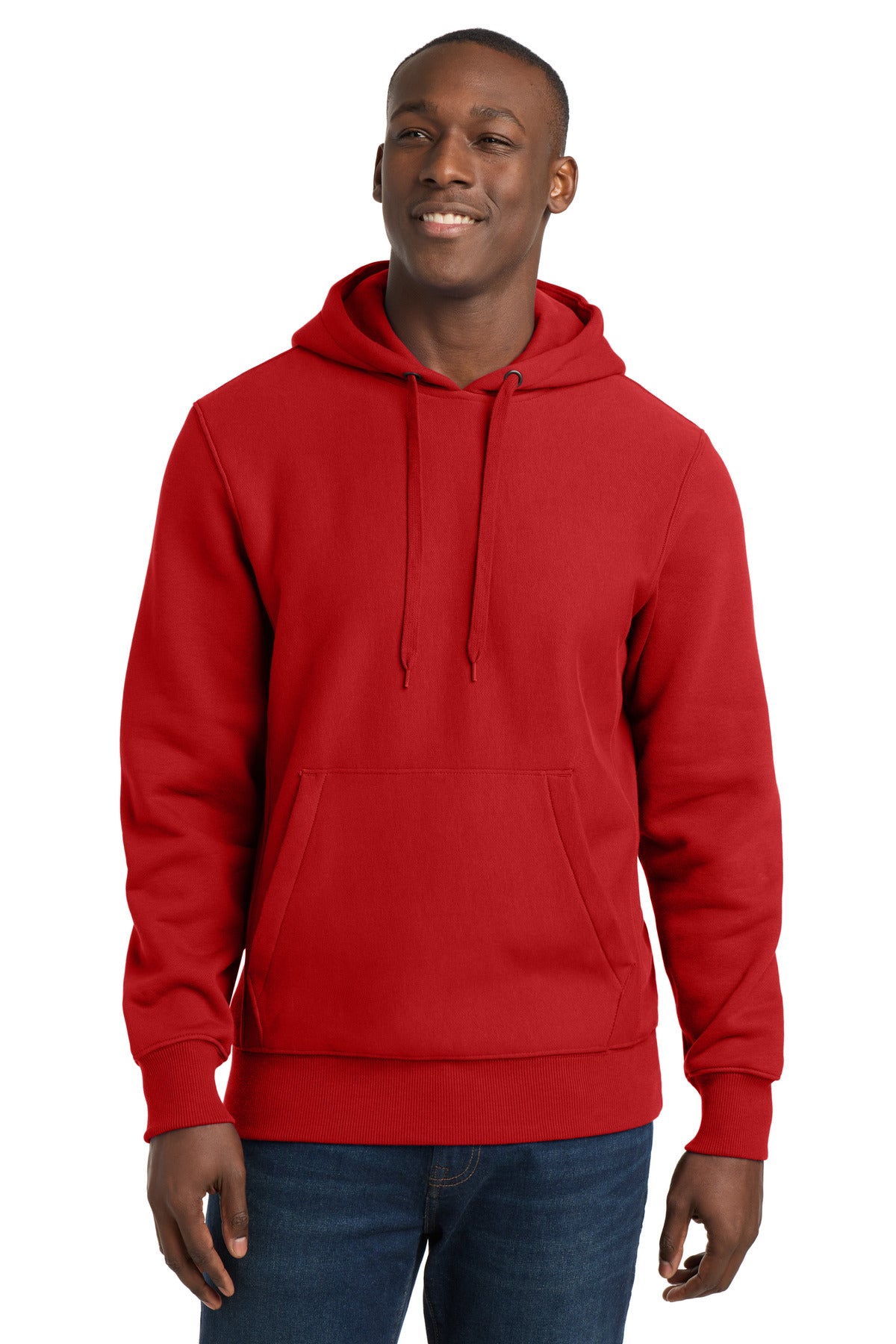 Sport-Tek Super Heavyweight Pullover Hooded Sweatshirt F281 Red