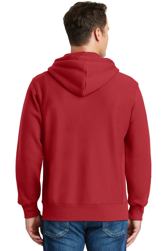 Sport-Tek Super Heavyweight Full-Zip Hooded Sweatshirt. F282 Red
