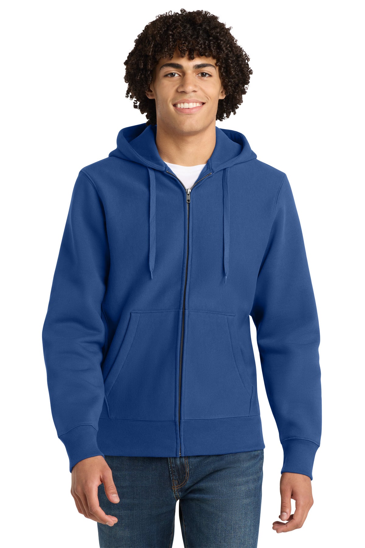 Sport-Tek Super Heavyweight Full-Zip Hooded Sweatshirt F282 Royal