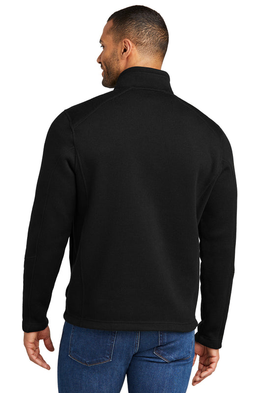 Port Authority Arc Sweater Fleece 1/4-Zip F426 Deep Black