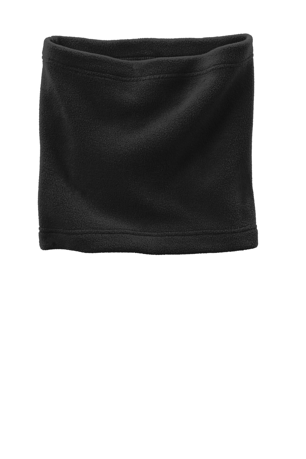 Port Authority Fleece Neck Gaiter. FS07 Black
