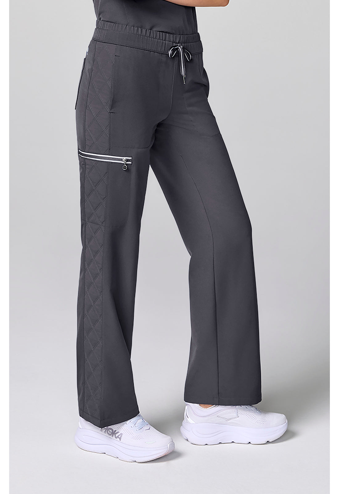HH 360 HH00013 Women's Drawstring Scrub Pants Pewter