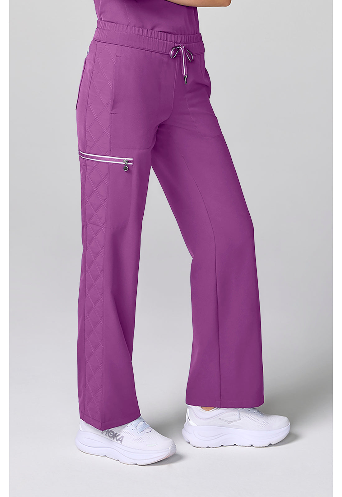 HH 360 HH00013 Women's Drawstring Scrub Pants Plum Violet