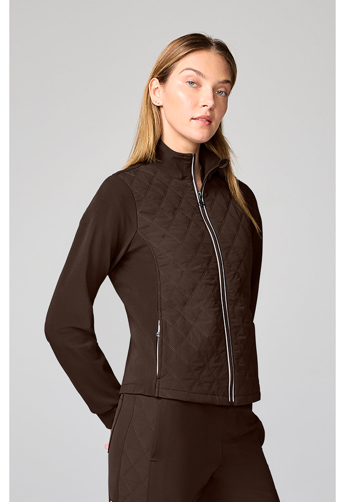 HH 360 HH00016 Women's Quilted Jacket Dark Chocolate