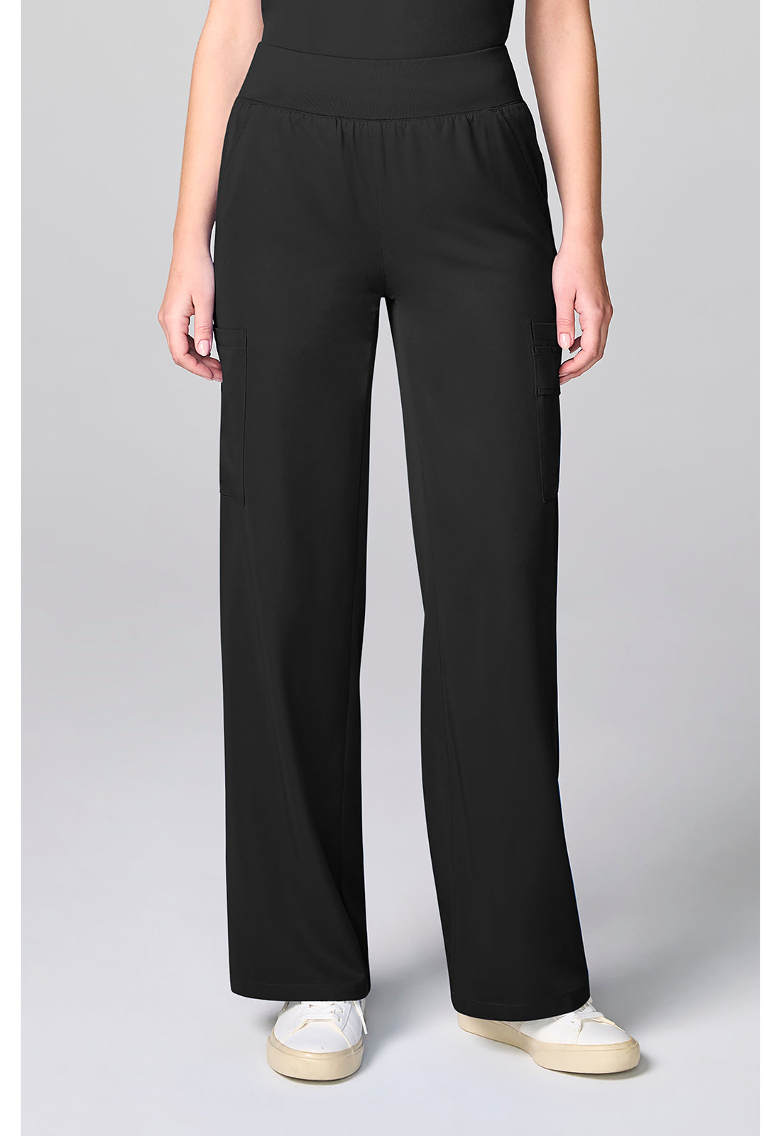 HH Works HH00045 Women's Wide Leg Scrub Pants Black