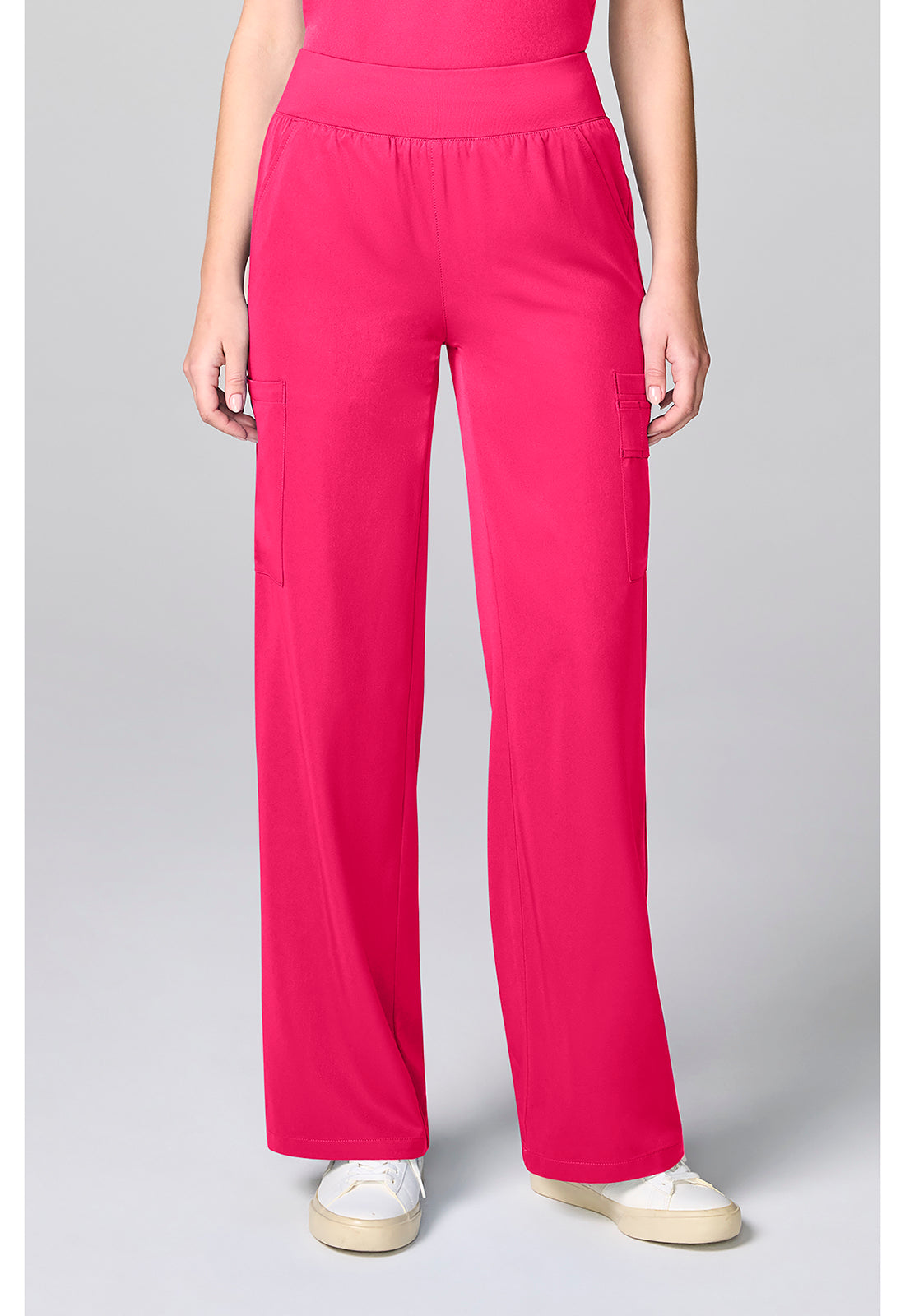 HH Works HH00045 Women's Wide Leg Scrub Pants Carnation Pink