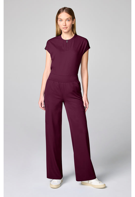 HH Works HH00045 Women's Wide Leg Scrub Pants Wine