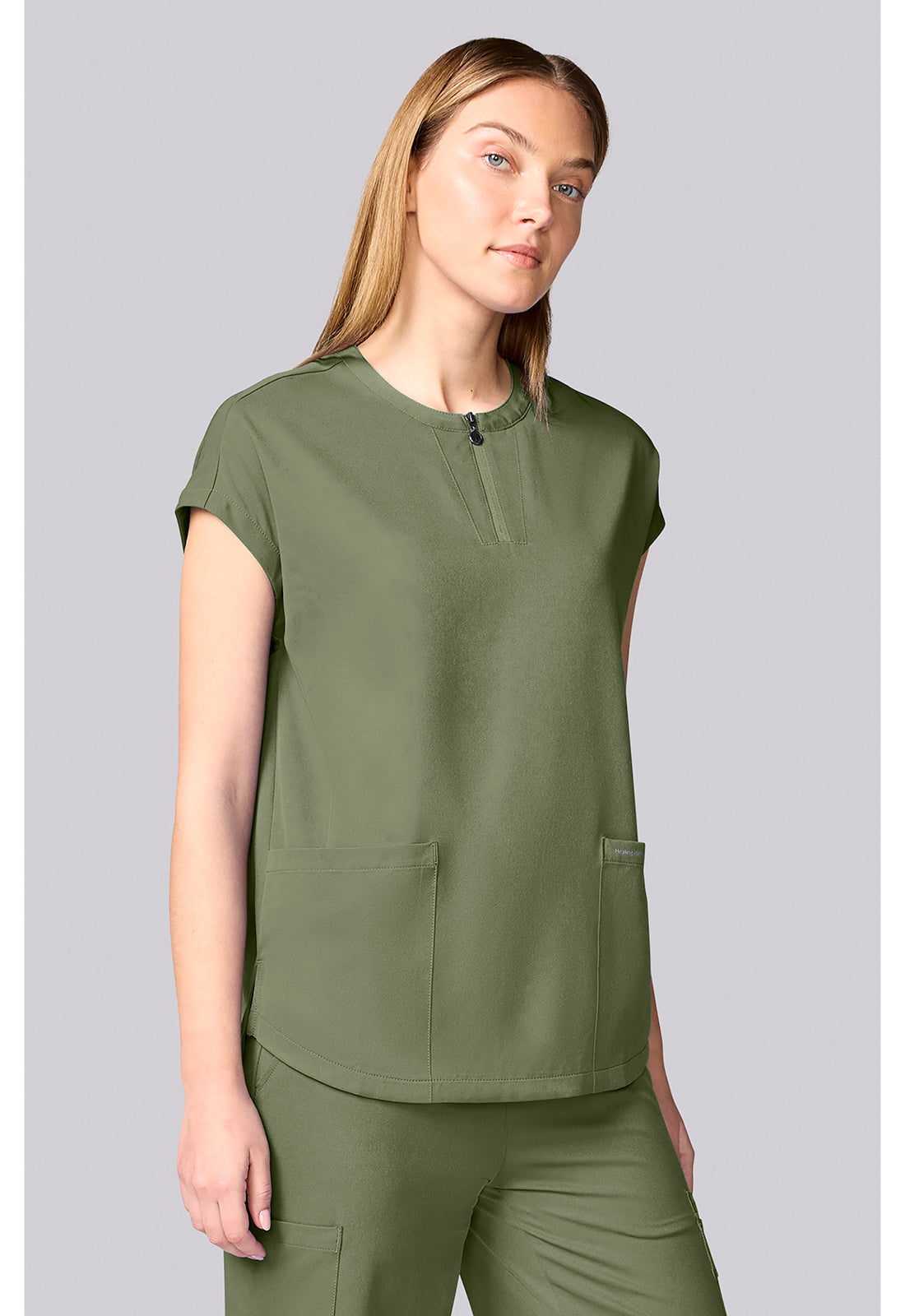 HH Works HH00050 Women's Dolman Scrub Top Olive