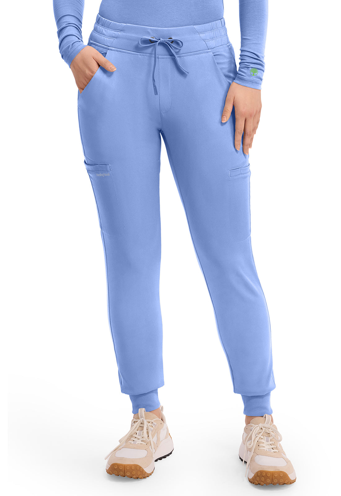HH Works HH050 Women's Rhea Jogger Scrub Pants Ceil