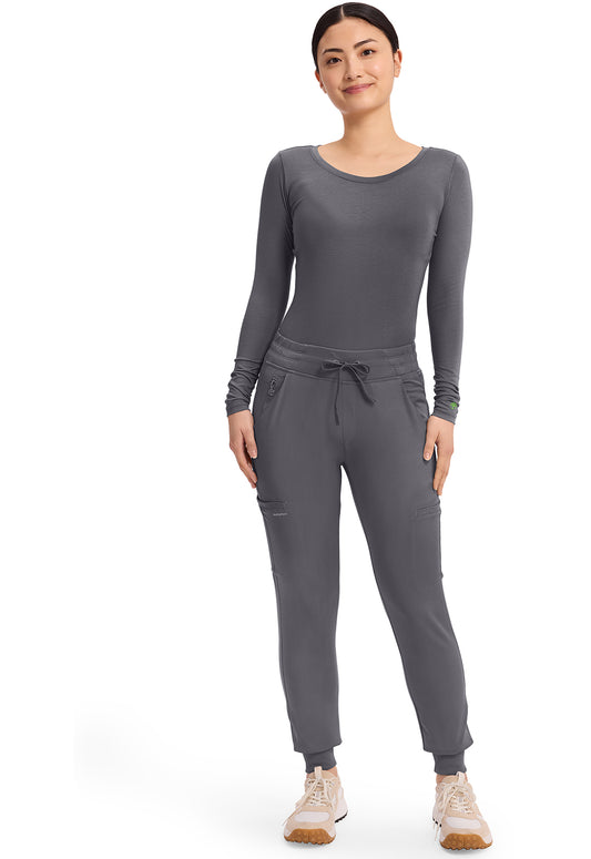 HH Works HH050 Women's Rhea Jogger Scrub Pants Pewter