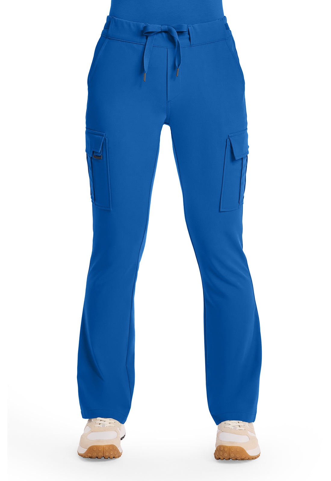 Quest HH150 Women's Mid Rise Drawstring Straight Leg Scrub Pants Royal