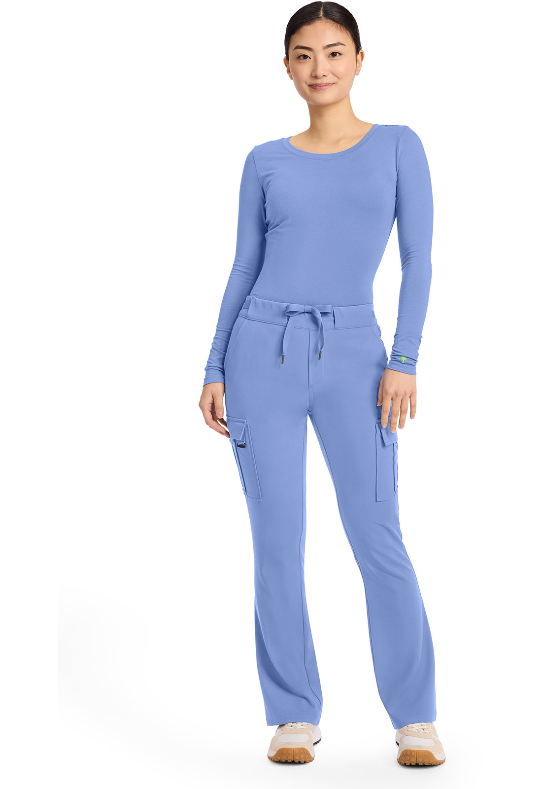 HH Quest HH150 Mid Rise Drawstring Straight Leg Pants Ceil