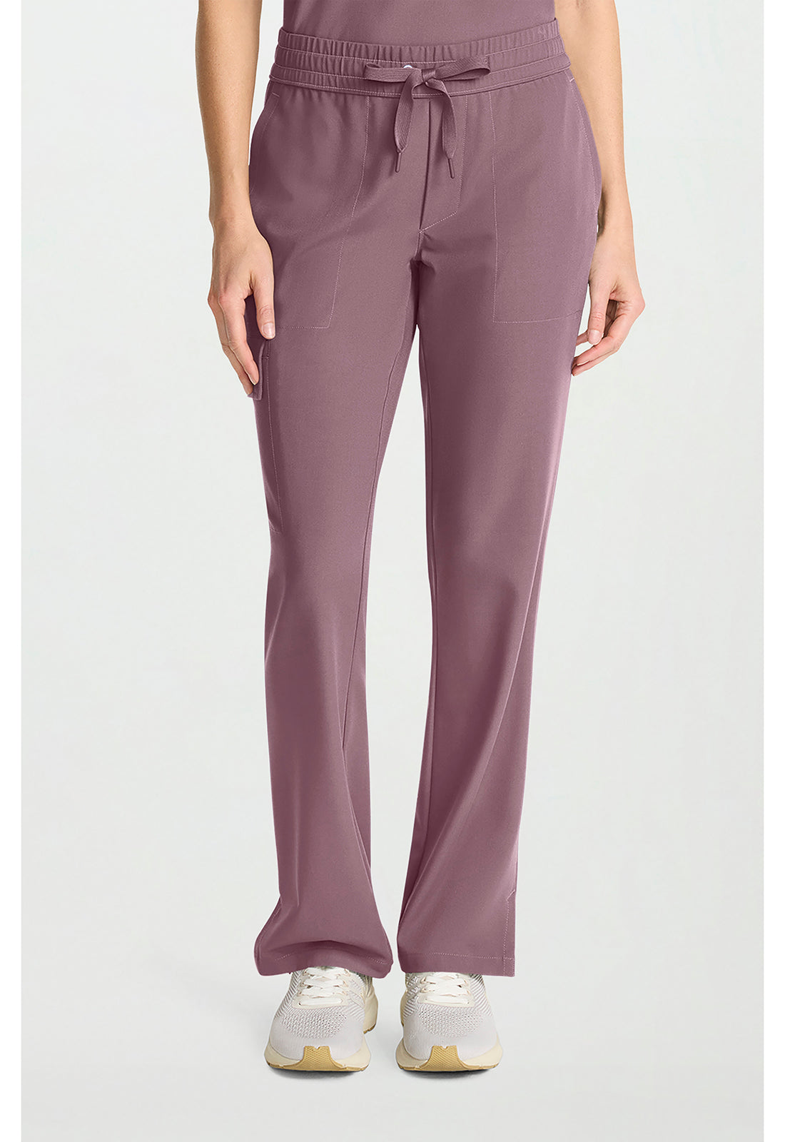 Quest HH153 Women's Mid Rise Drawstring Straight Leg Elderberry