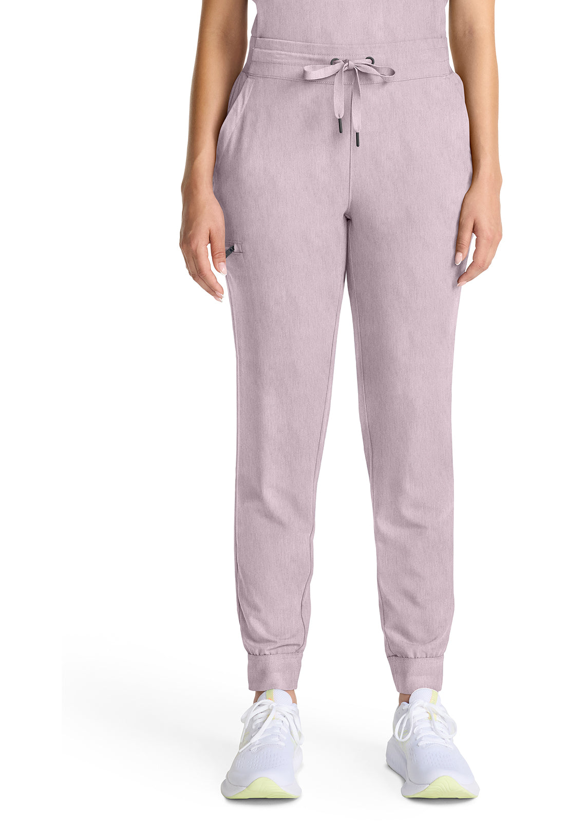 Quest HH155 Women's Mid Rise Scrub Joggers Pink Pearl