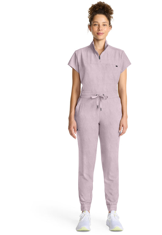 Quest HH155 Women's Mid Rise Scrub Joggers Pink Pearl