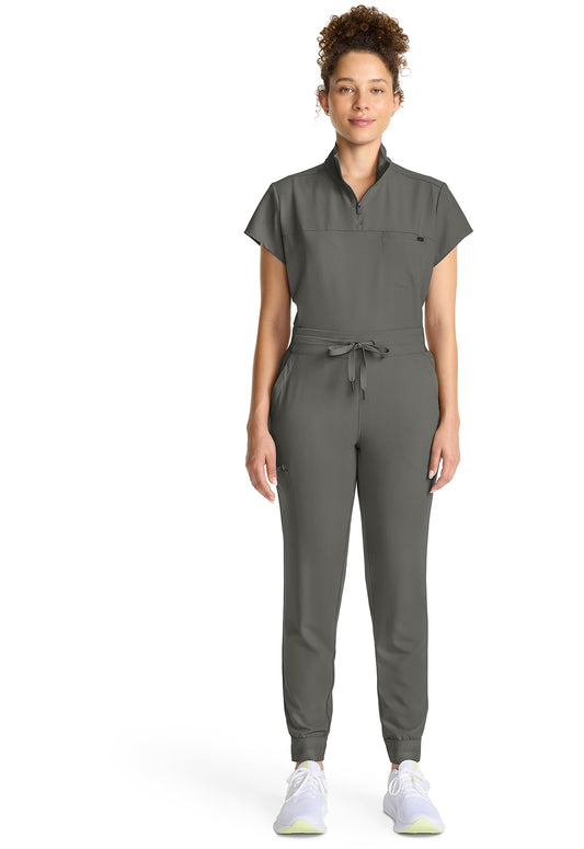 Quest HH155 Women's Mid Rise Scrub Joggers Pewter