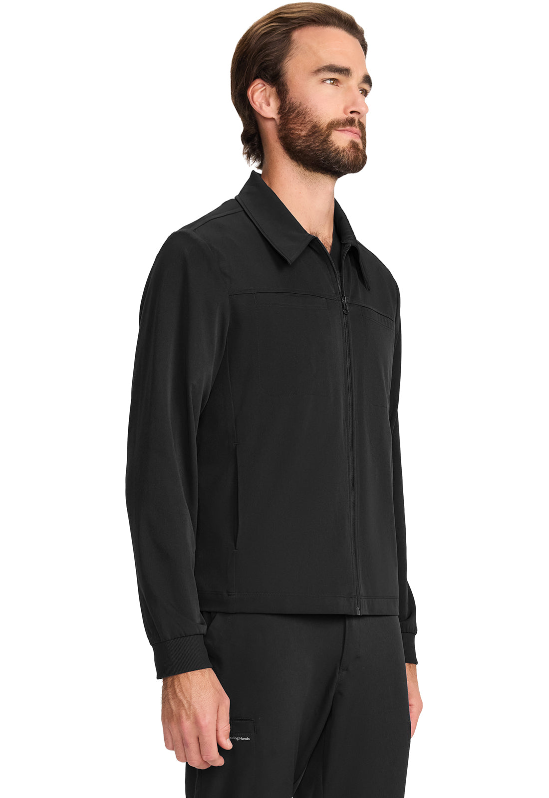 HH Works HH322 Men's Zip Front Jacket Black