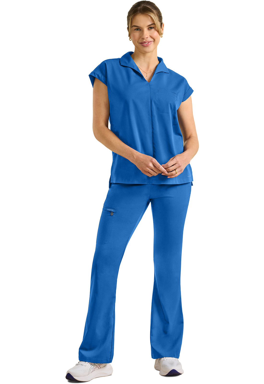 Purple Label HH607 Women's Jazz Collared Tuckable Shirt Royal