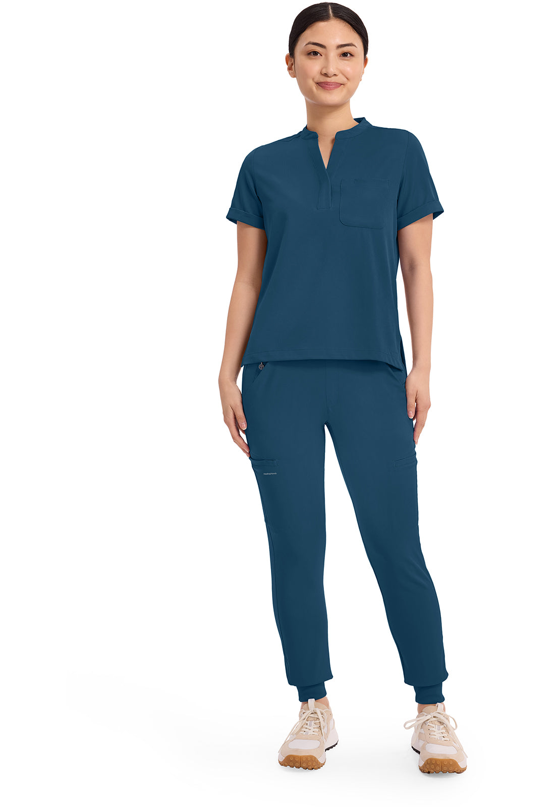 HH Works HH650 Women's Macy Scrub Top Caribbean