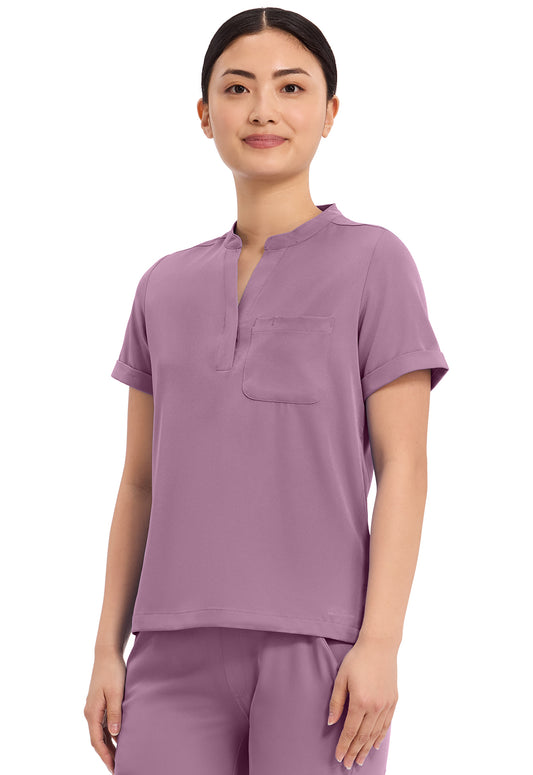 HH Works HH650 Women's Macy Scrub Top Meta Mauve
