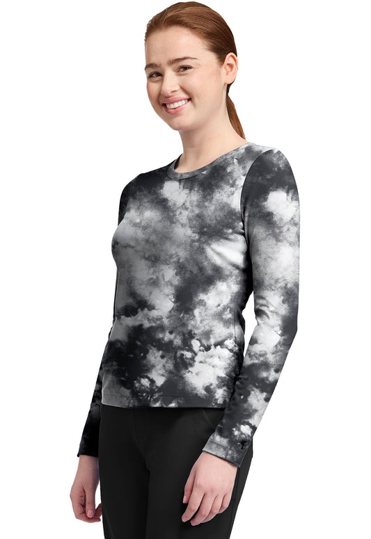 Knits HH816 Women's Melissa Tee Tie Dye Black