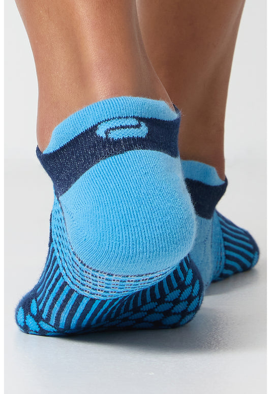 Infinity Legwear HUSTLE Unisex Athletic Ankle Socks Royal/Navy