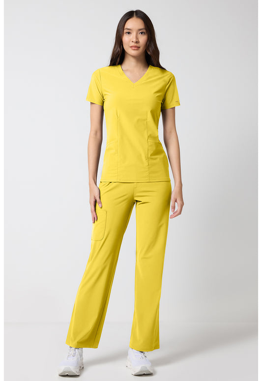 Pursuit IN00033 Women's V-Neck Top Butterscotch