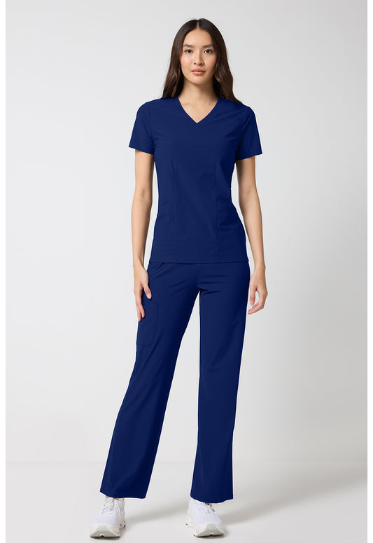 Pursuit IN00033 Women's V-Neck Top Navy
