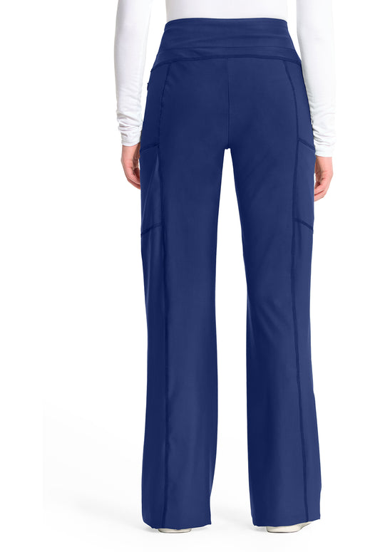 GNR8 Kinetic IN009A Knit Mid Rise Pull-on Trouser Pants Navy