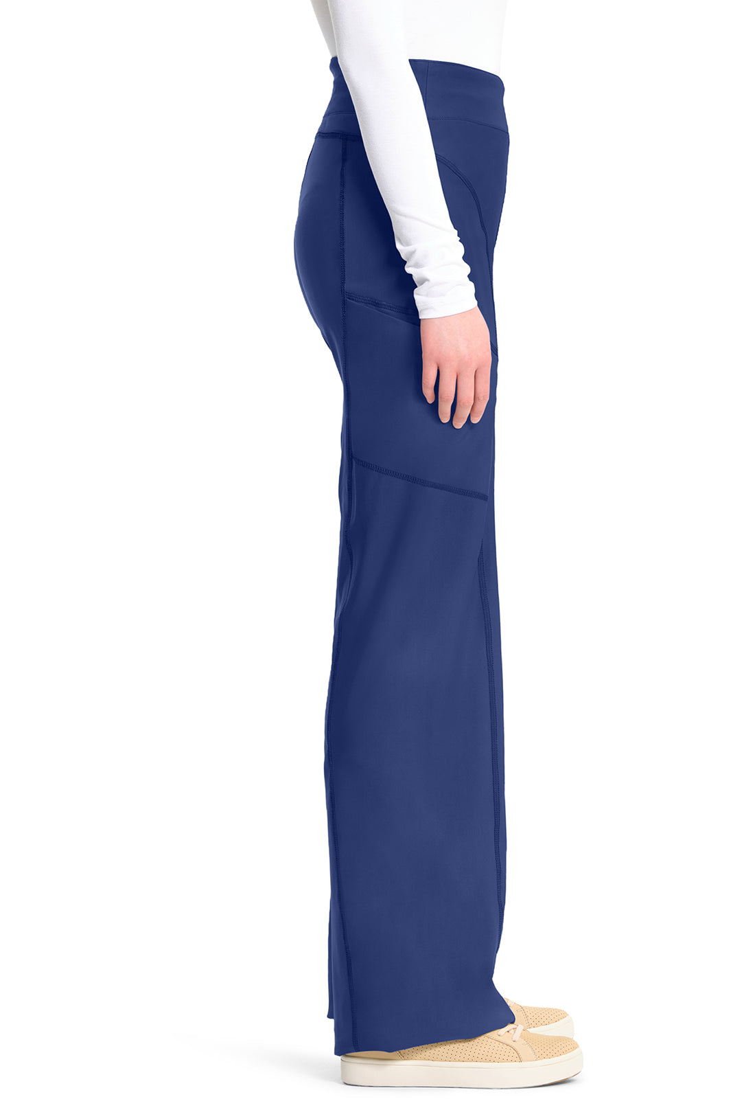 GNR8 Kinetic IN009A Knit Mid Rise Pull-on Trouser Pants Navy