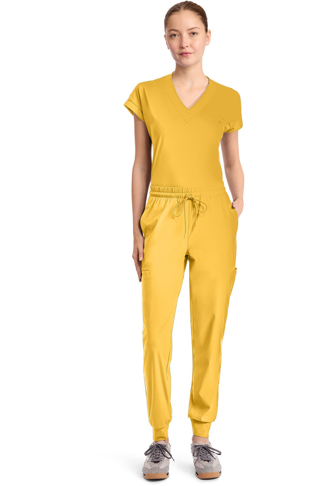 Pursuit IN024A Women's 5-Pocket Jogger Pants Butterscotch