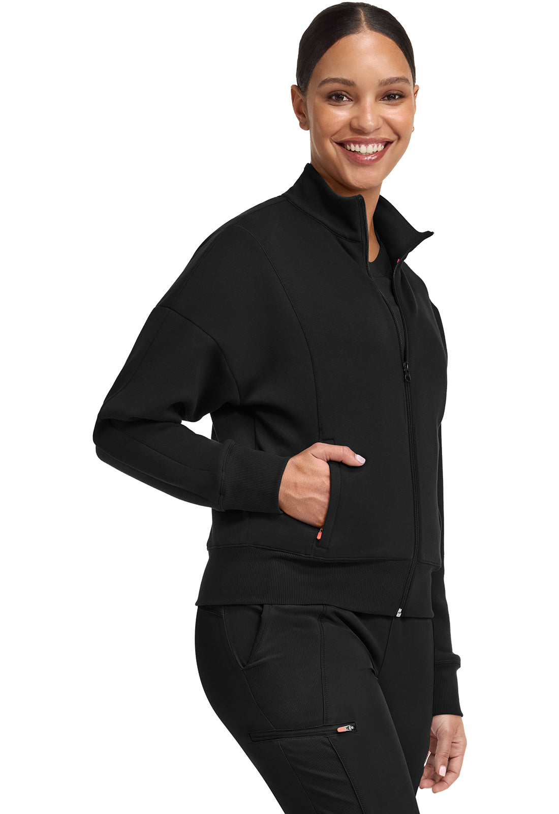 Infinity IN301 Women's Full Zip Jacket Black