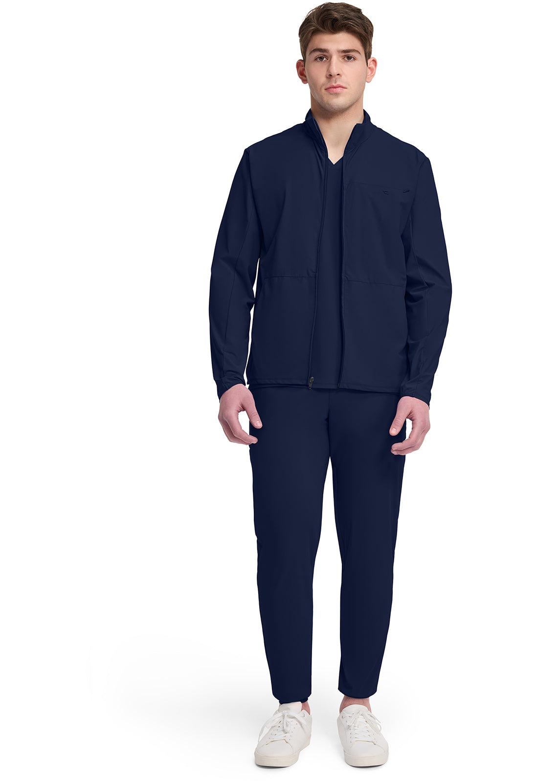 Pursuit IN527A Men's 3-Pocket Warm-up Jacket Navy