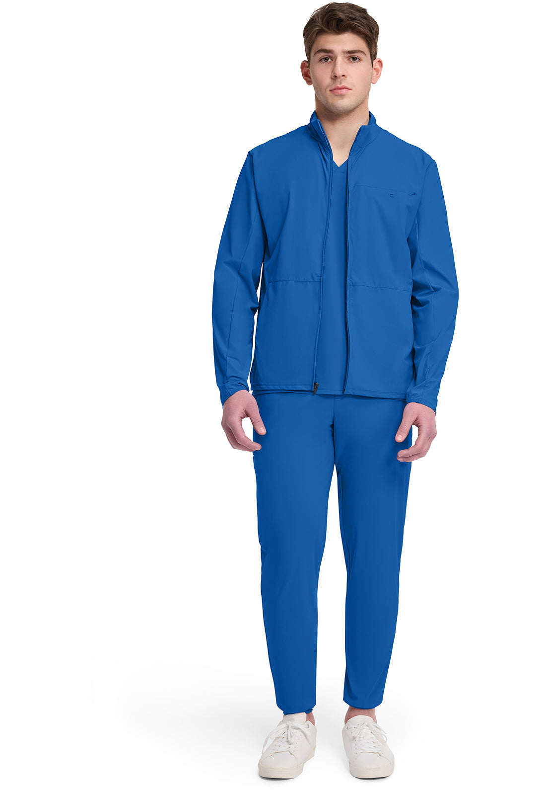 Pursuit IN527A Men's 3-Pocket Warm-up Jacket Royal