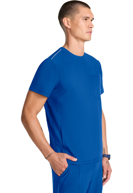 GNR8 IN646A Men's Tuck-in Crew Neck Top Royal Image