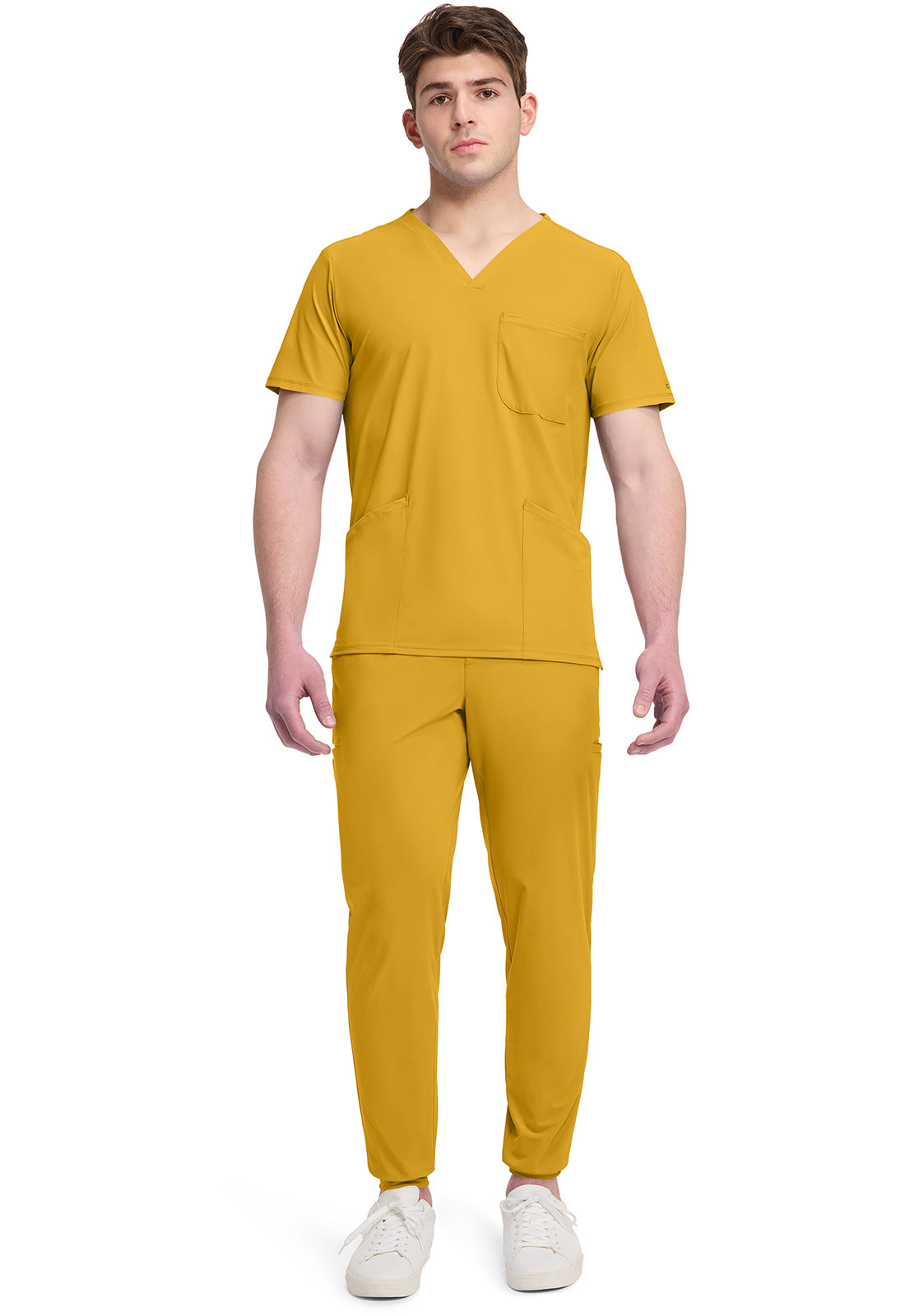 Pursuit IN651A Men's 3 Pocket V-Neck Top Butterscotch