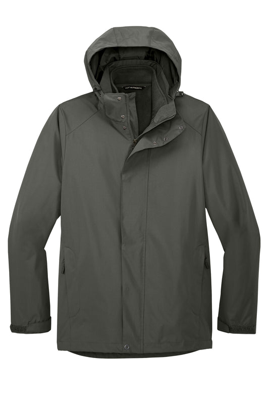 Port Authority All-Weather 3-in-1 Jacket J123 Storm Grey