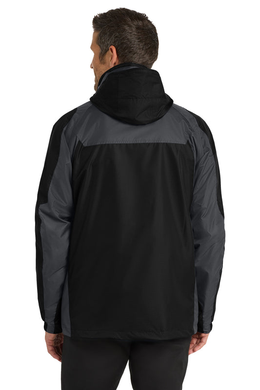 Port Authority Ranger 3-in-1 Jacket. J310 Black/ Ink Grey