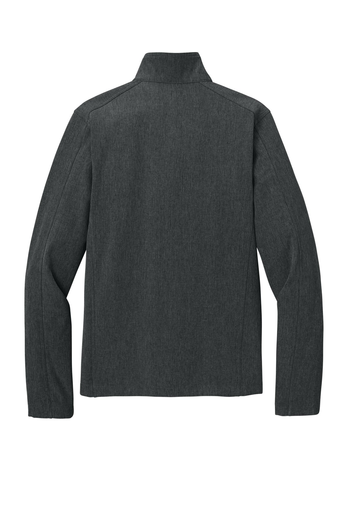 Port Authority Core Soft Shell Jacket J317 Black Charcoal Heather
