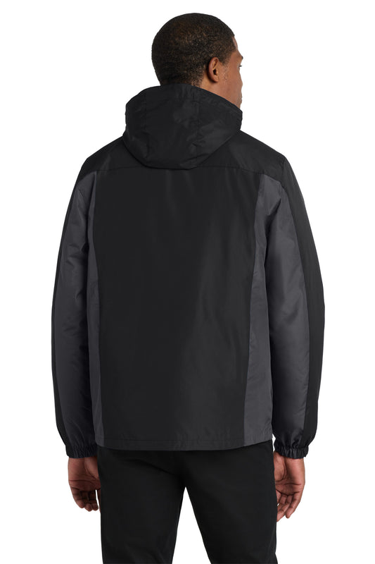 Port Authority Colorblock 3-in-1 Jacket. J321 Black/ Magnet/ Signal Red