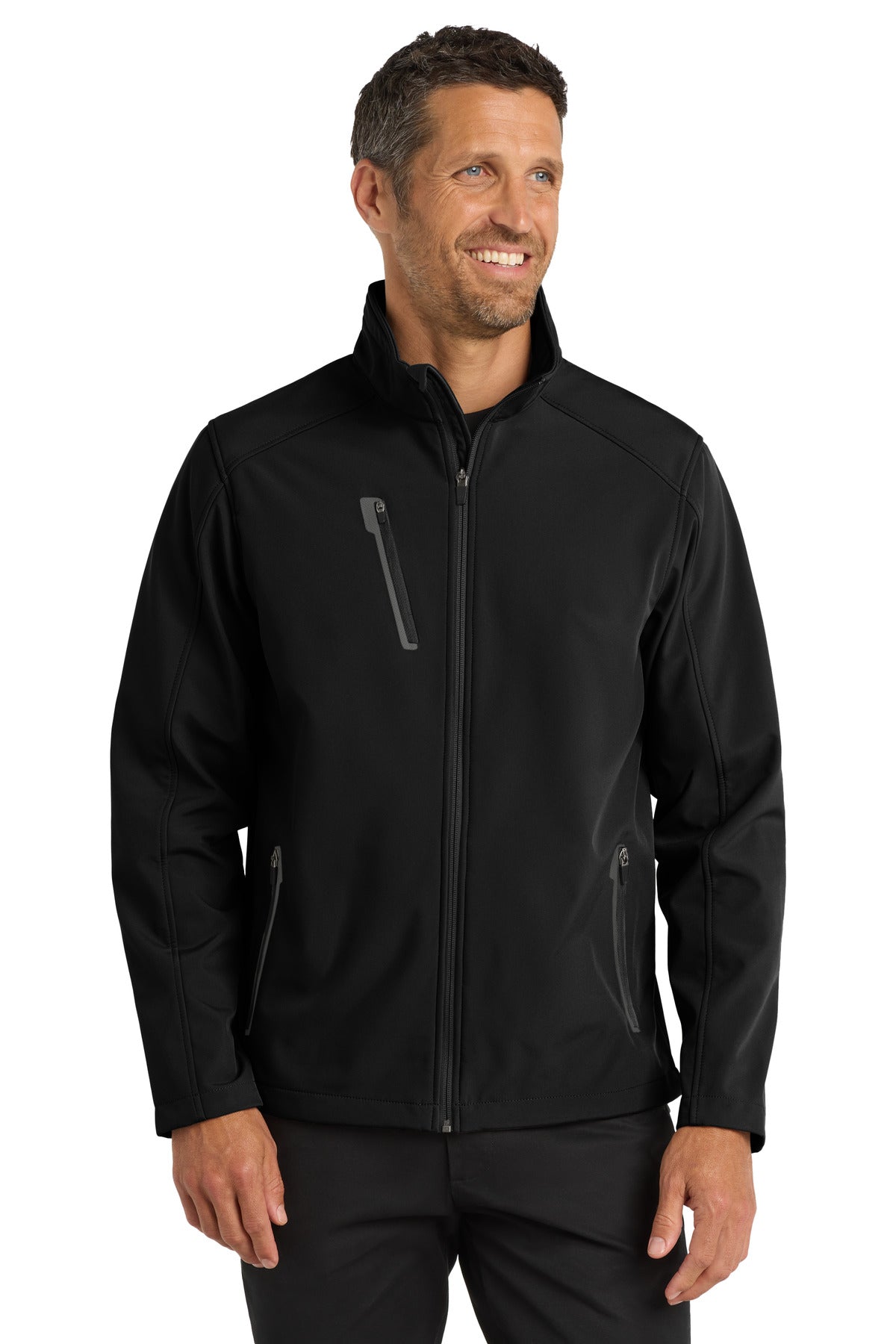 Port Authority Welded Soft Shell Jacket J324 Black