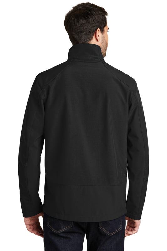 Port Authority Back-Block Soft Shell Jacket. J336 Black/ Black
