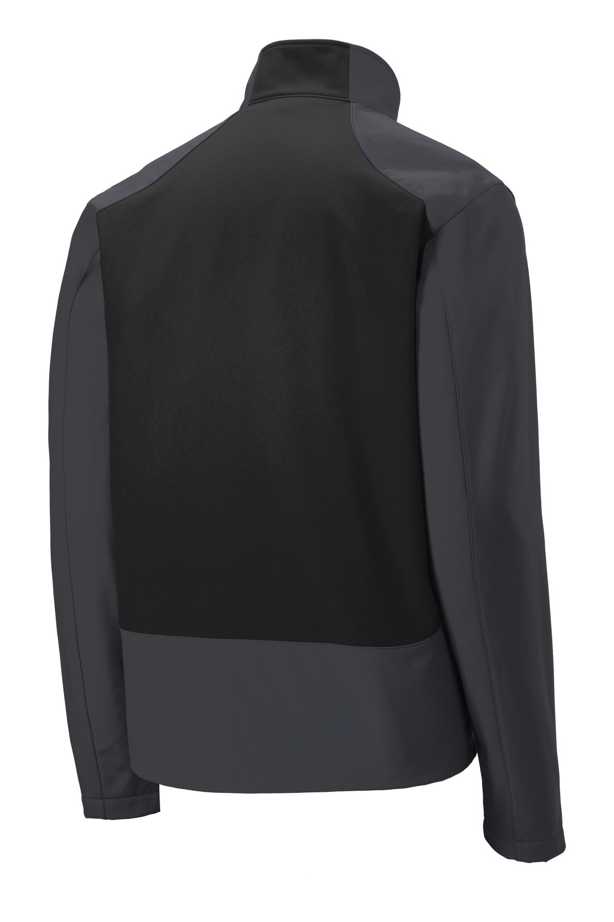 Port Authority Back-Block Soft Shell Jacket J336 Battleship Grey/ Black