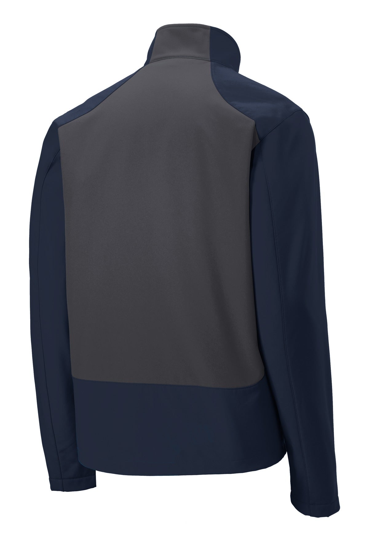 Port Authority Back-Block Soft Shell Jacket J336 Dress Blue Navy/ Battleship Grey