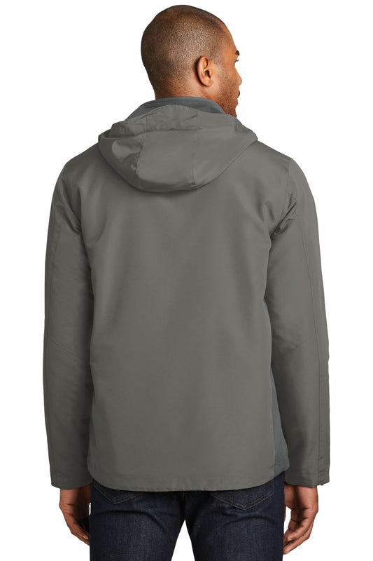 Port Authority Merge 3-in-1 Jacket. J338 Rogue Grey/ Grey Steel