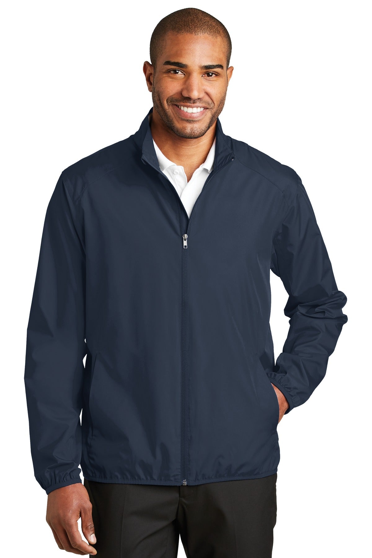 Port Authority Zephyr Full-Zip Jacket J344 Dress Blue Navy