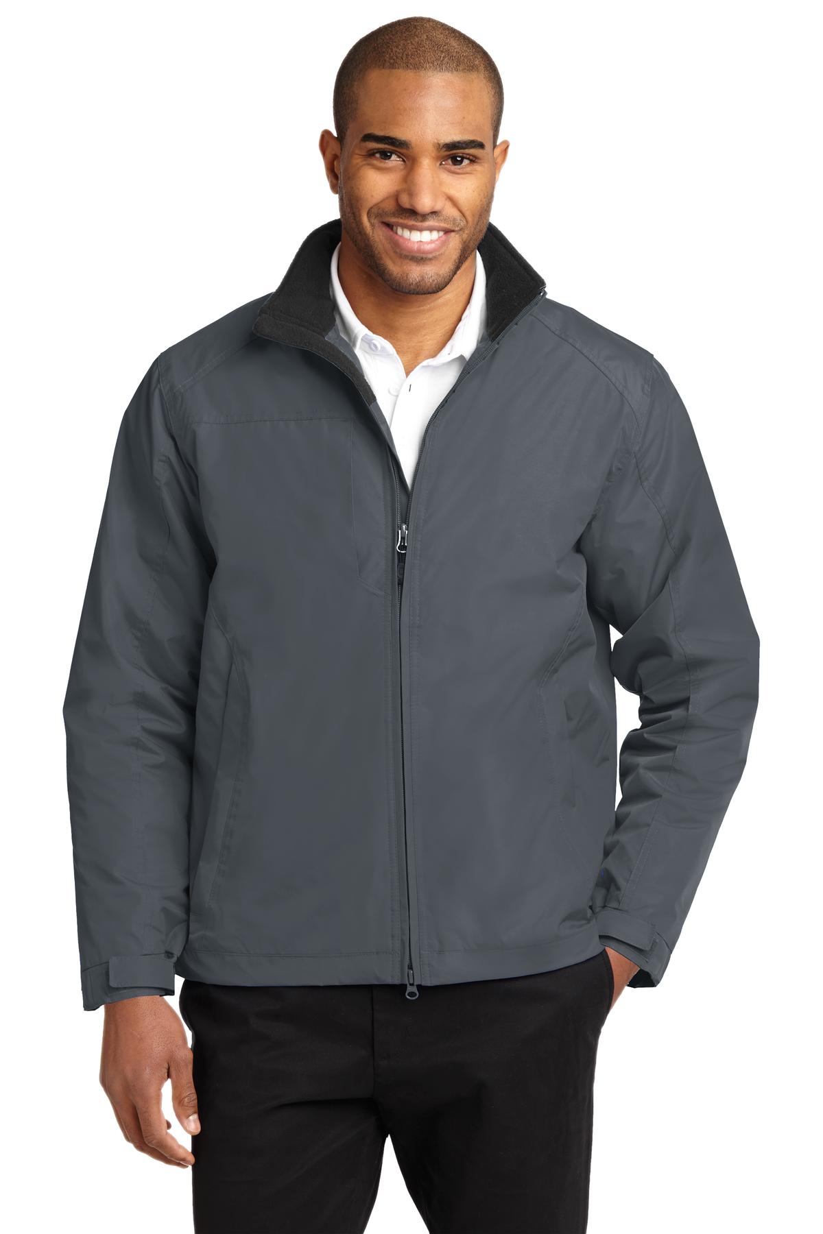 Port Authority Challenger II Jacket. J354 Steel Grey/ True Black