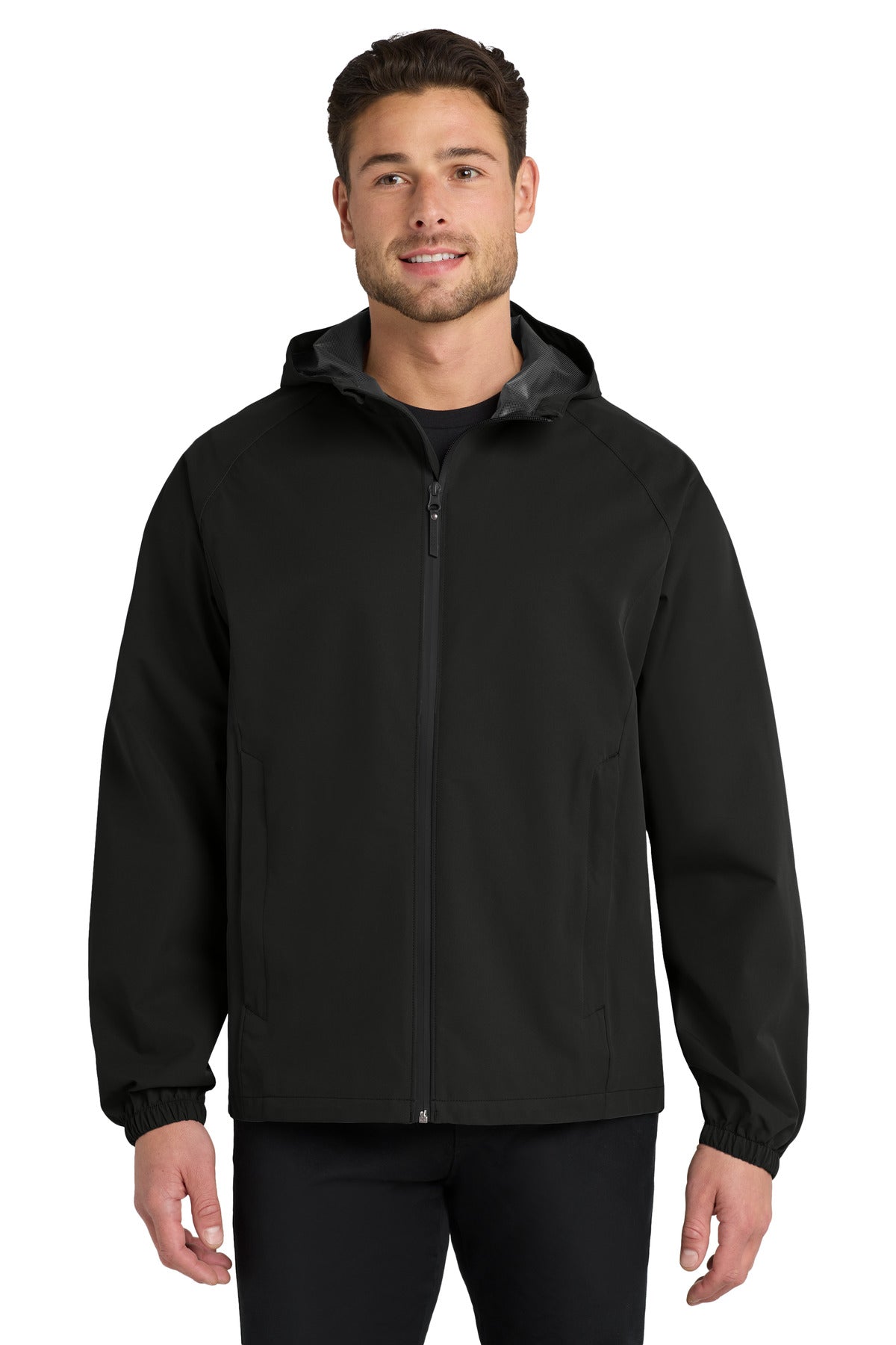 Port Authority Essential Rain Jacket J407 Deep Black