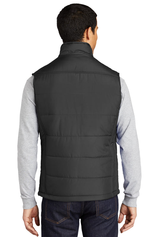 Port Authority Puffy Vest. J709 Black/ Black