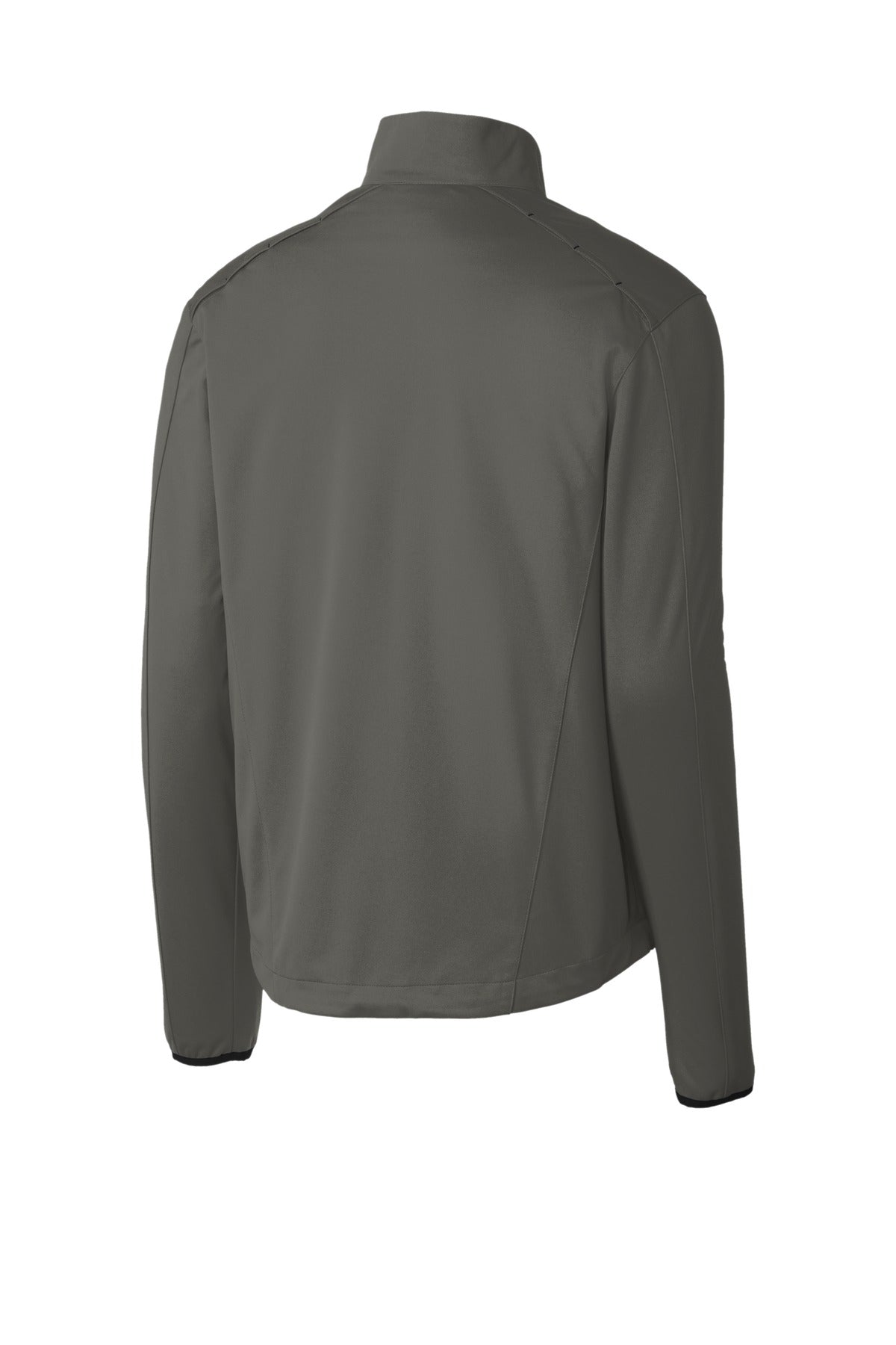 Port Authority Active 1/2-Zip Soft Shell Jacket J716 Grey Steel